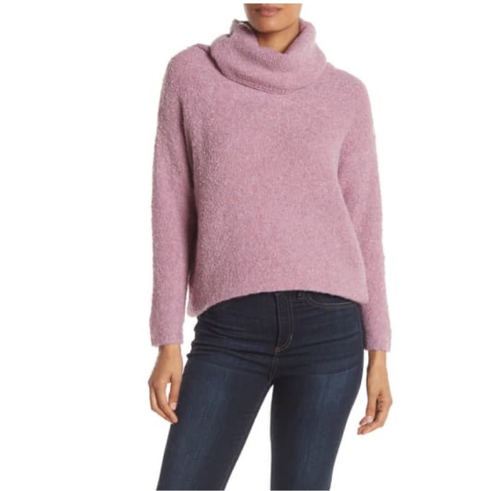 Catherine Melandrino Cozy Eyelash Knit Sweater